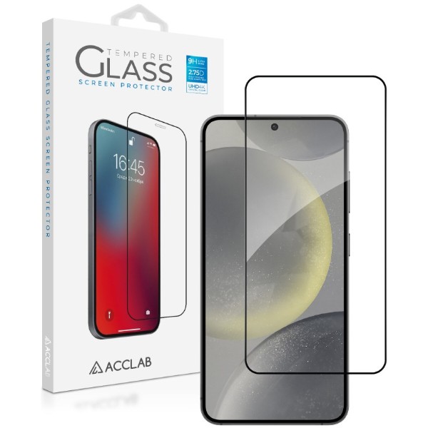 Фото - Защитное стекло для смартфона ACCLAB 9H for Samsung Galaxy S24 Plus Black (1283126591907)