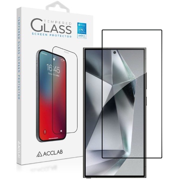 Фото - Защитное стекло для смартфона ACCLAB 9H for Samsung Galaxy S24 Ultra Black (1283126591914)