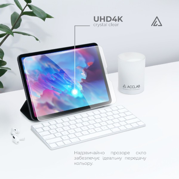 Фото - Защитное стекло для планшета ACCLAB Full Glue for Samsung Tab S7 FE 12.4'' LTE (1283126590269)