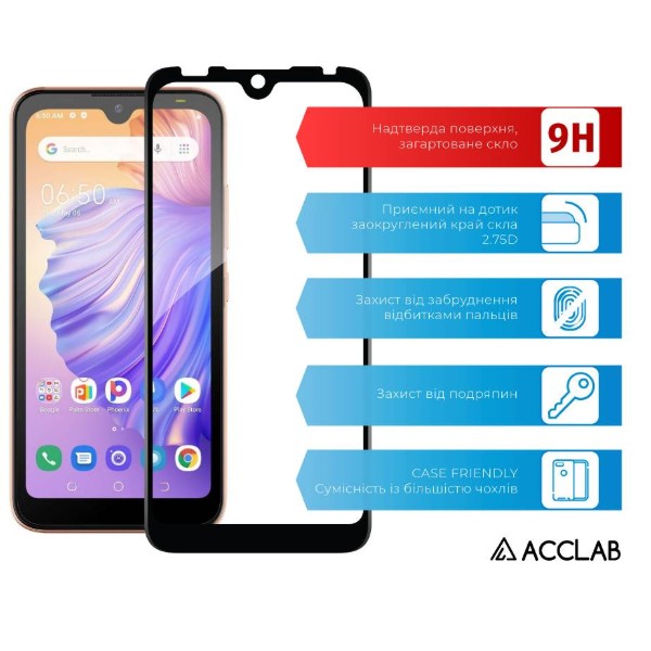 Фото - Захисне скло для смартфону ACCLAB Full Glue for Tecno Pop 5 Go (1283126573347)