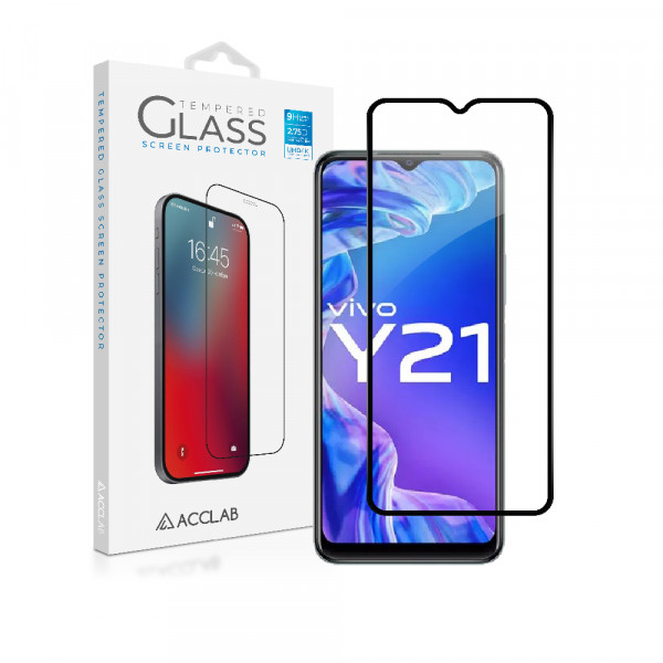 Фото - Захисне скло для смартфону ACCLAB Full Glue for VIVO Y21 Black (1283126526923)