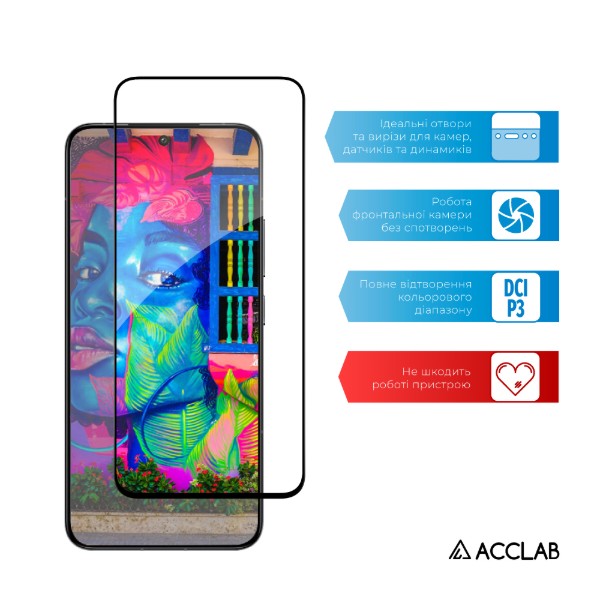 Фото - Захисне скло для смартфону ACCLAB Full Glue for Xiaomi 14 (1283126591280)