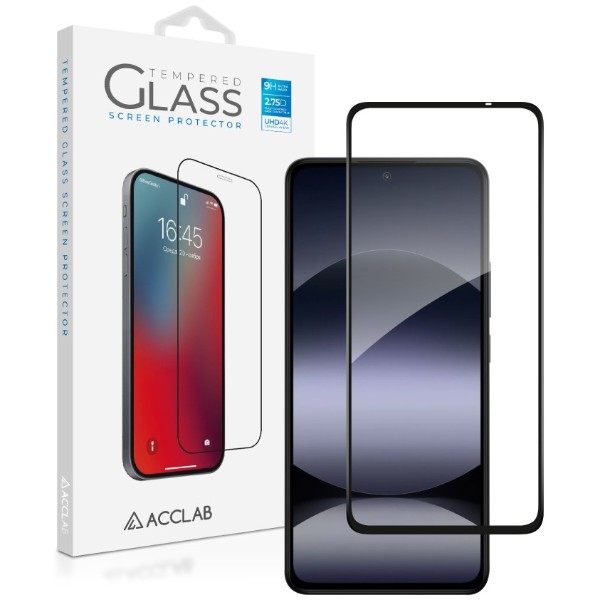 Фото - Защитное стекло для смартфона ACCLAB 9H for Xiaomi Redmi Note 14 5G Black (1283126607264)