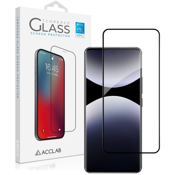 Фото - Защитное стекло для смартфона ACCLAB Full Glue for Xiaomi Redmi Note 14 Pro Plus 5G Black (1283126623684)