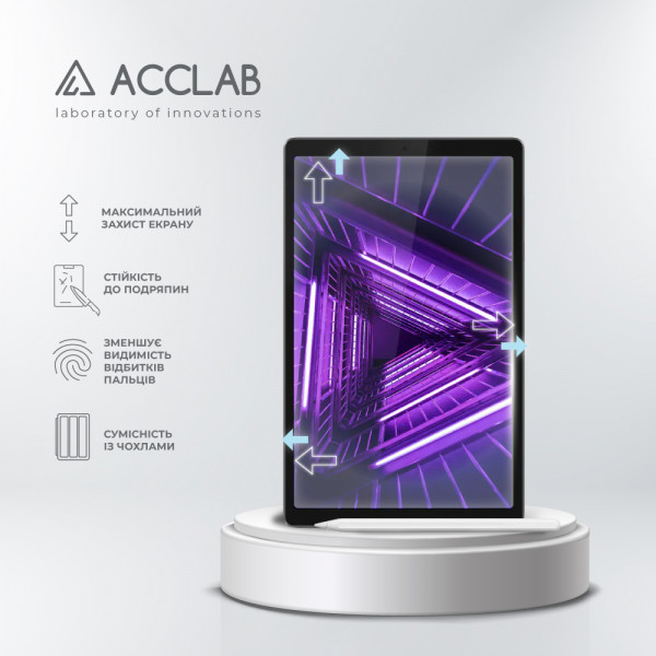 Фото - Защитное стекло для планшета ACCLAB Full Glue for Lenovo Tab M10 3rd/TB-328F 10.1" (1283126575648)