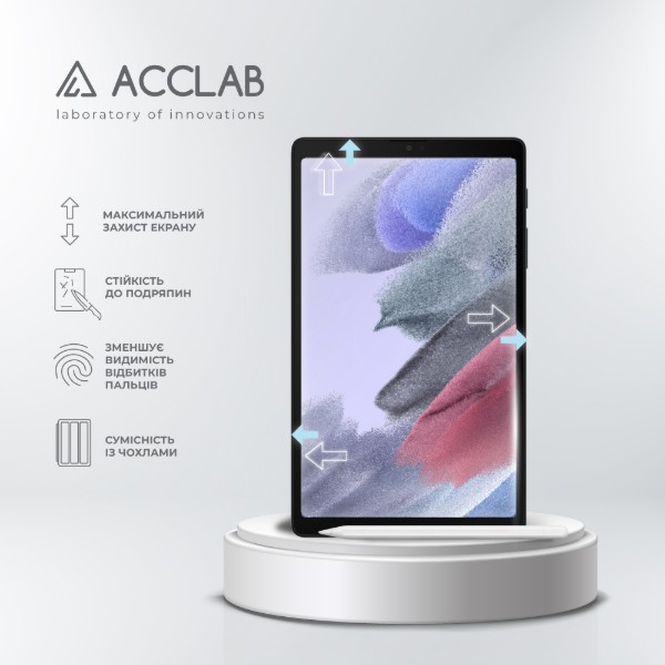 Фото - Защитное стекло для планшета ACCLAB Full Glue for Samsung Galaxy Tab A7 LITE/A7 LITE WIFI/T225/T220 8.7 (1283126575624)
