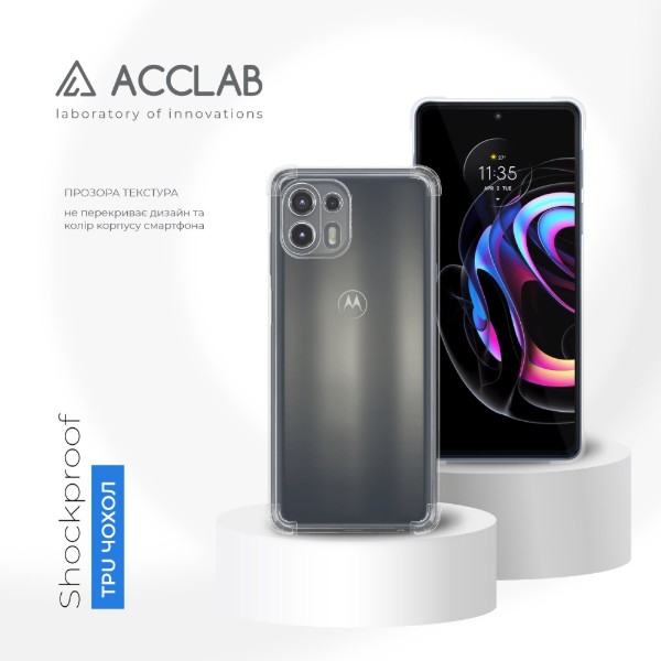 Фото - Чохол для смартфону ACCLAB Shockproof for Moto Edge 20 Lite (1283126553776)