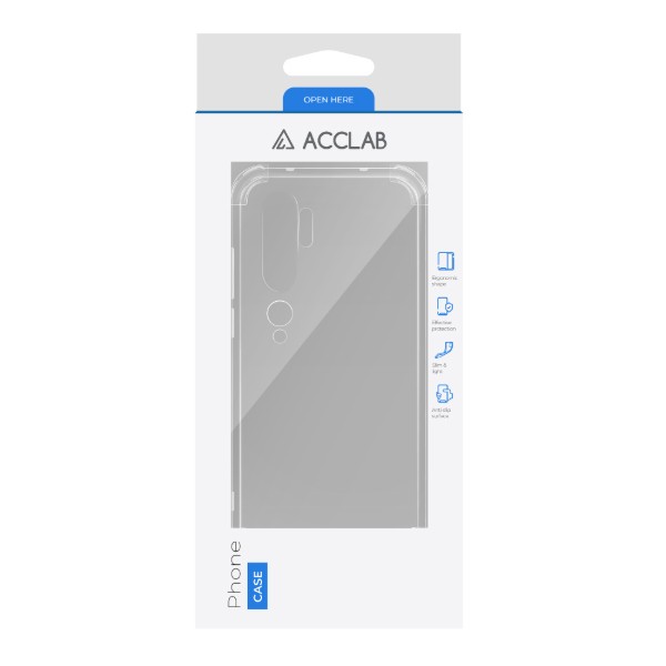 Фото - Чохол для смартфону ACCLAB Shockproof for Xiaomi Mi CC9 Pro (світлий) (1283126554056)