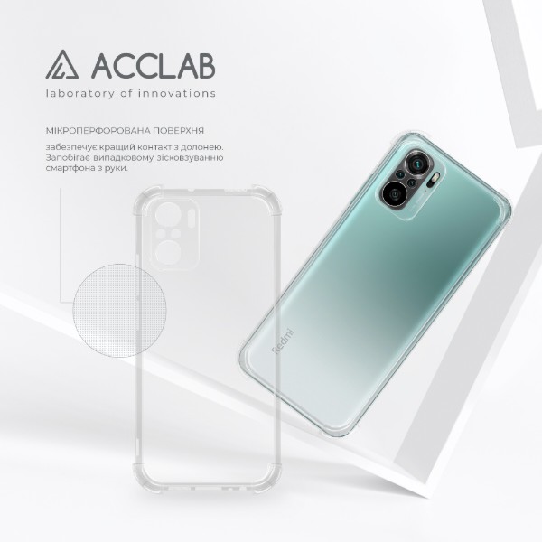 Фото - Чохол для смартфону ACCLAB Shockproof for Xiaomi Redmi Note 10 4G (1283126554124)