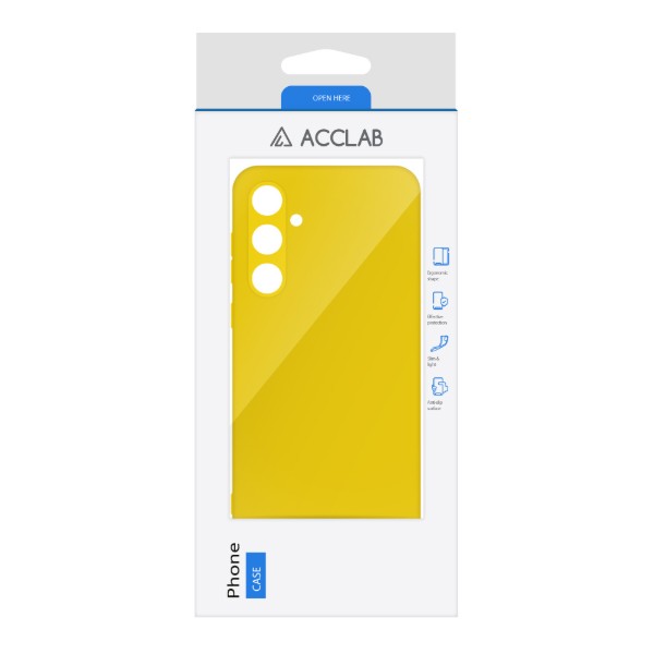 Фото - Чохол для смартфону ACCLAB Silicone Case for Samsung Galaxy A55 Yellow (1283126601989)