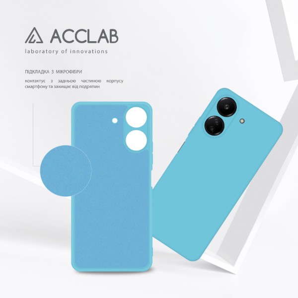 Фото - Чохол для смартфону ACCLAB Silicone Case for Xiaomi Redmi 13C 4G Blue (1283126602467)