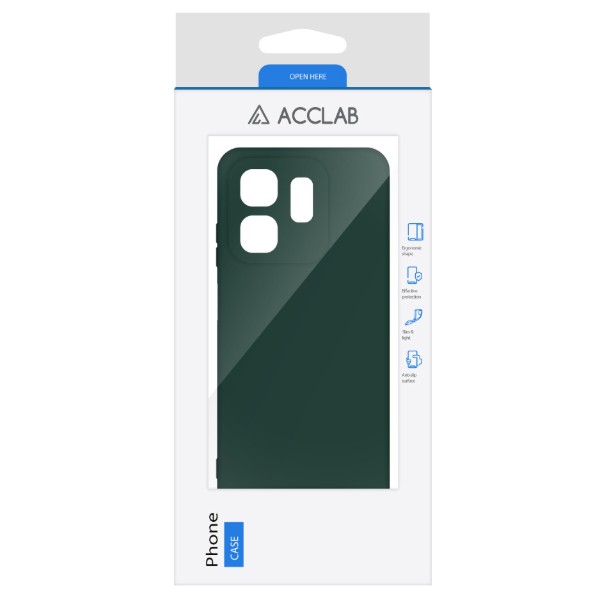 Фото - Чохол для смартфону ACCLAB Silicone Case for Infinix Smart 9 Dark Green (1283126601347)