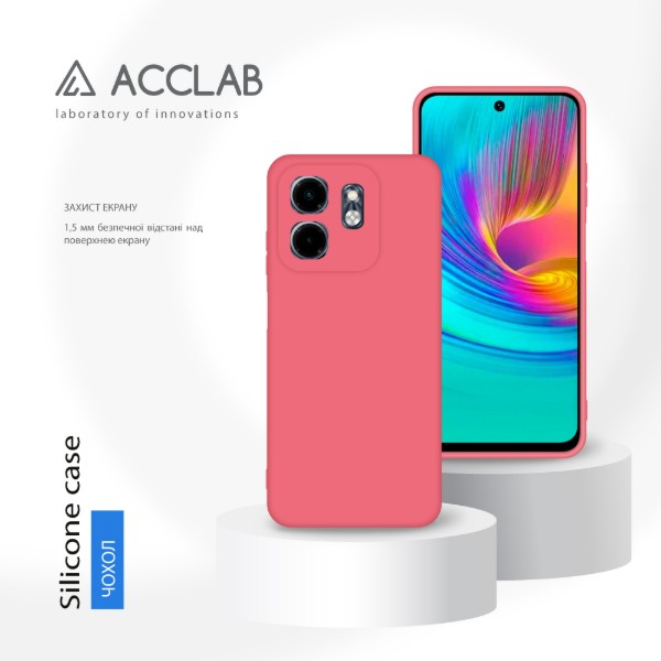Фото - Чохол для смартфону ACCLAB Silicone Case for Infinix Smart 9 Pink (1283126601323)