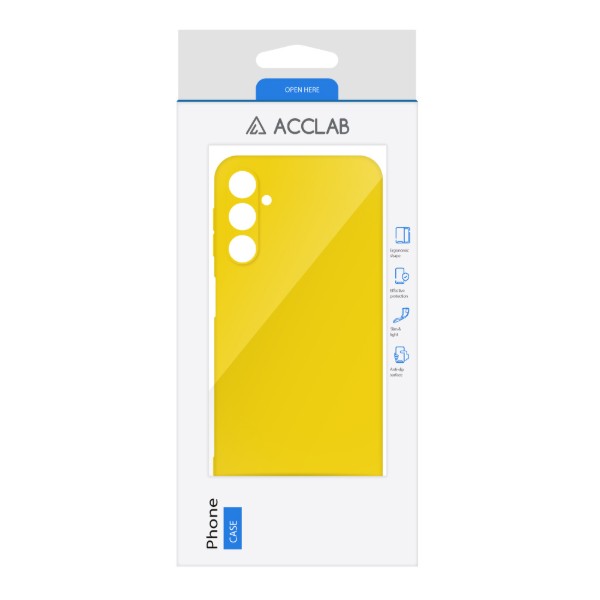 Фото - Чохол для смартфону
 ACCLAB Silicone Case for Samsung Galaxy A24 Yellow (1283126601798)