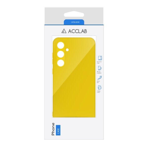 Фото - Чохол для смартфону ACCLAB Silicone Case for Samsung Galaxy A35 Yellow (1283126601903)