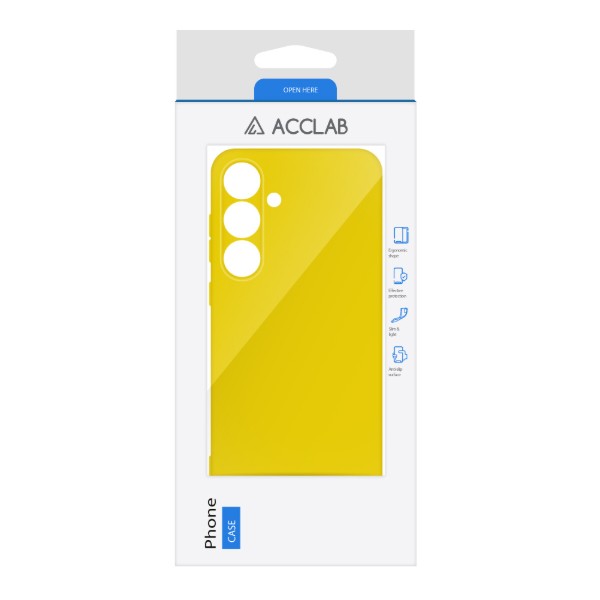 Фото - Чохол для смартфону ACCLAB Silicone Case for Samsung Galaxy S24 Plus Yellow (1283126602085)