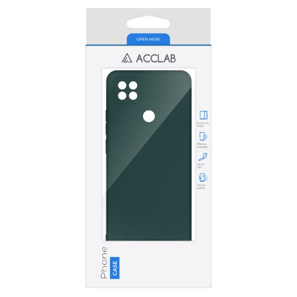 Фото - Чохол для смартфону ACCLAB Silicone Case for Xiaomi Redmi 9C Dark Green (1283126602597)