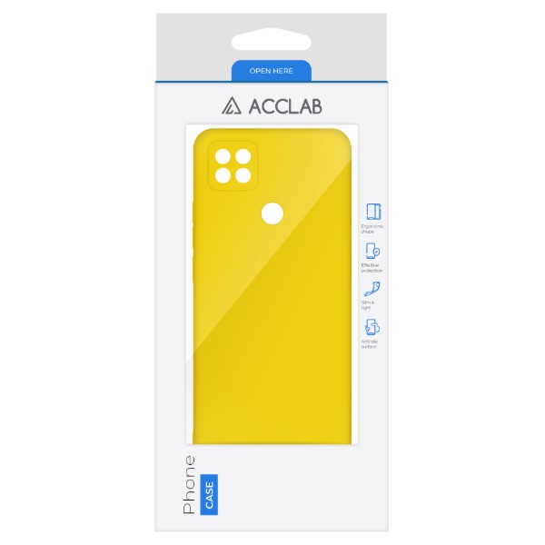 Фото - Чохол для смартфону ACCLAB Silicone Case for Xiaomi Redmi 9C Yellow (1283126602573)