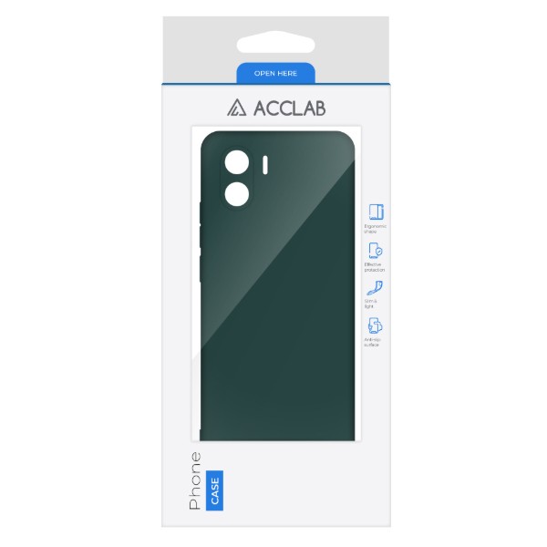 Фото - Чохол для смартфону ACCLAB Silicone Case for Xiaomi Redmi A2 Dark Green (1283126602634)