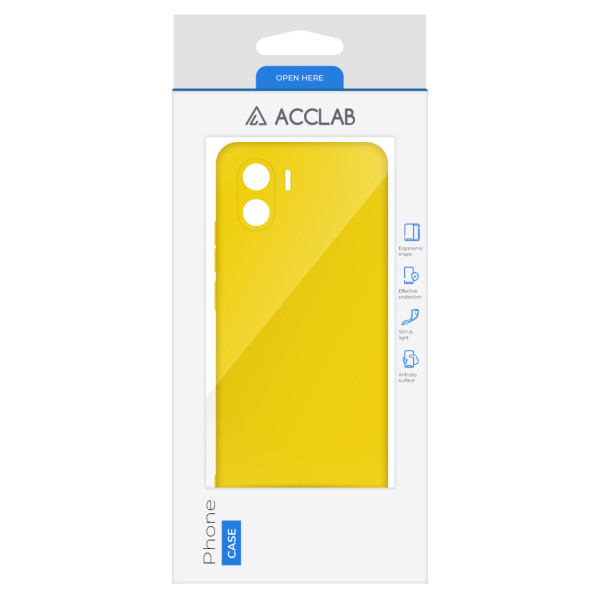 Фото - Чехол для смартфона ACCLAB Silicone Case for Xiaomi Redmi A2 Yellow (1283126602627)