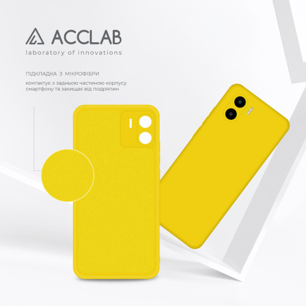 Фото - Чехол для смартфона ACCLAB Silicone Case for Xiaomi Redmi A2 Yellow (1283126602627)