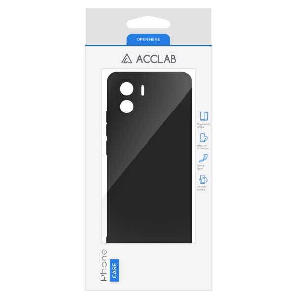Фото - Чохол для смартфону ACCLAB Silicone Case for Xiaomi Redmi A2 Black (1283126602641)