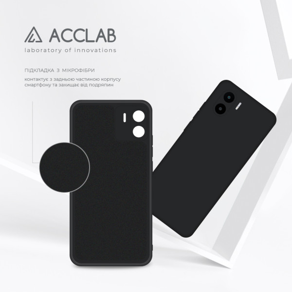Фото - Чохол для смартфону ACCLAB Silicone Case for Xiaomi Redmi A2 Black (1283126602641)