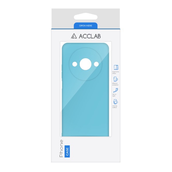 Фото - Чохол для смартфону ACCLAB Silicone Case for Xiaomi Redmi A3 Blue (1283126602658)