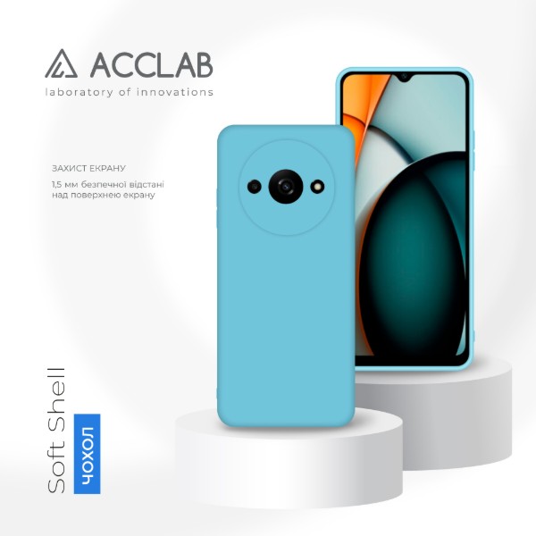 Фото - Чохол для смартфону ACCLAB Silicone Case for Xiaomi Redmi A3 Blue (1283126602658)