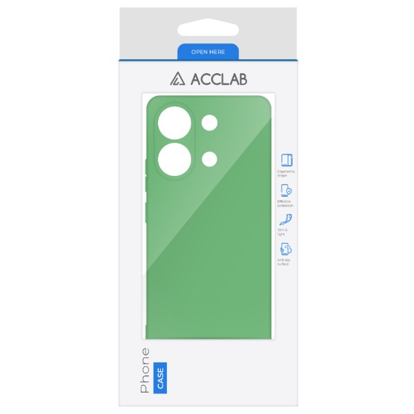 Фото - Чохол для смартфону ACCLAB Silicone Case for Xiaomi Redmi Note 13 4G Light Green (1283126602795)