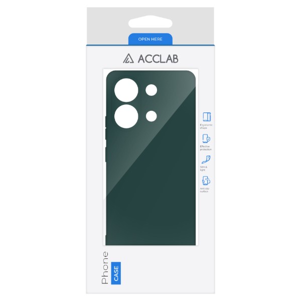 Фото - Чохол для смартфону ACCLAB Silicone Case for Xiaomi Redmi Note 13 4G Dark Green (1283126602801)