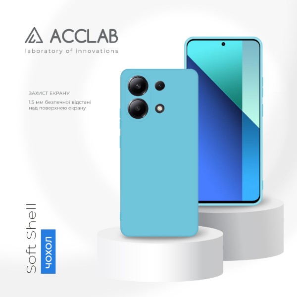 Фото - Чохол для смартфону ACCLAB Silicone Case for Xiaomi Redmi Note 13 4G Blue (1283126602771)