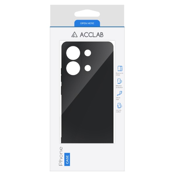 Фото - Чехол для смартфона ACCLAB Silicone Case for Xiaomi Redmi Note 13 4G Black (1283126602818)
