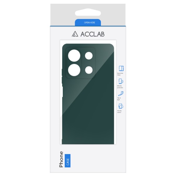Фото - Чохол для смартфону ACCLAB Silicone Case for Xiaomi Redmi Note 13 5G Dark Green (1283126602849)