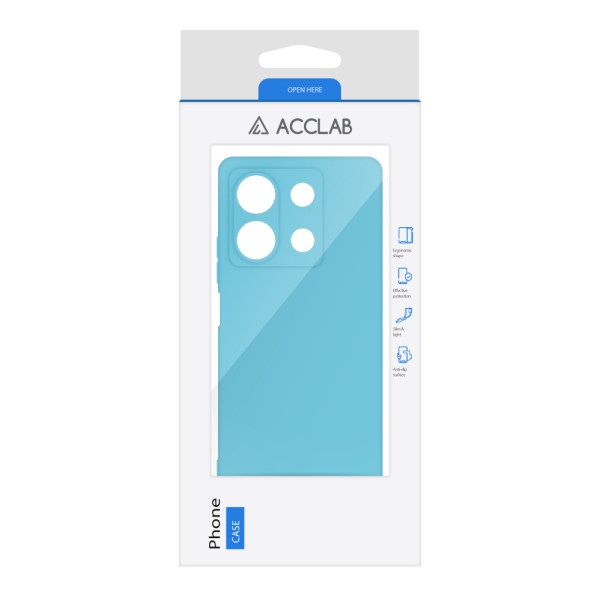 Фото - Чехол для смартфона ACCLAB Silicone Case for Xiaomi Redmi Note 13 5G Blue (1283126602825)