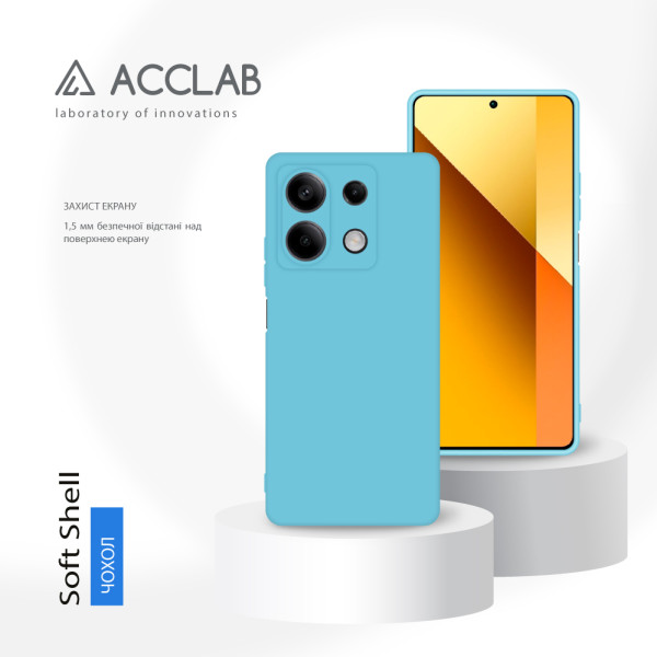 Фото - Чехол для смартфона ACCLAB Silicone Case for Xiaomi Redmi Note 13 5G Blue (1283126602825)