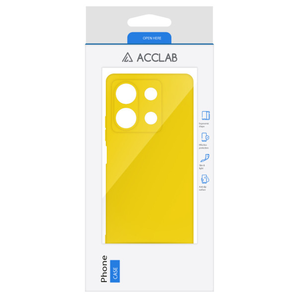 Фото - Чехол для смартфона ACCLAB Silicone Case for Xiaomi Redmi Note 13 5G Yellow (1283126602832)