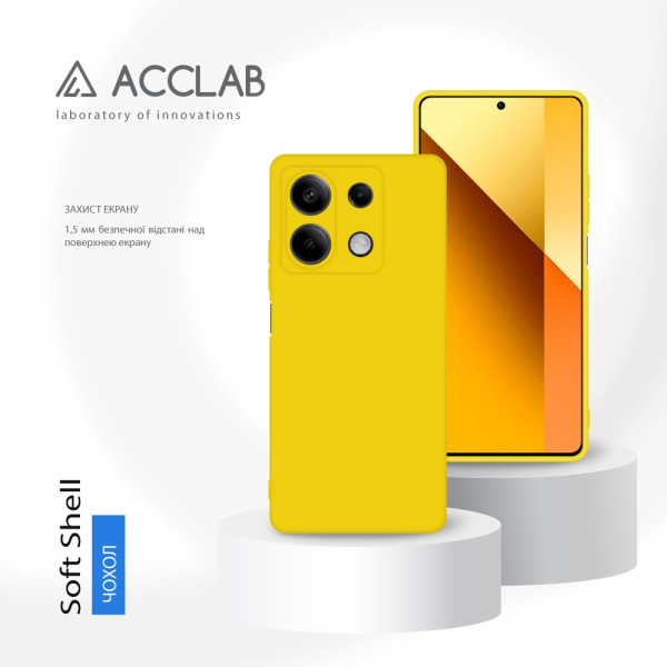 Фото - Чехол для смартфона ACCLAB Silicone Case for Xiaomi Redmi Note 13 5G Yellow (1283126602832)