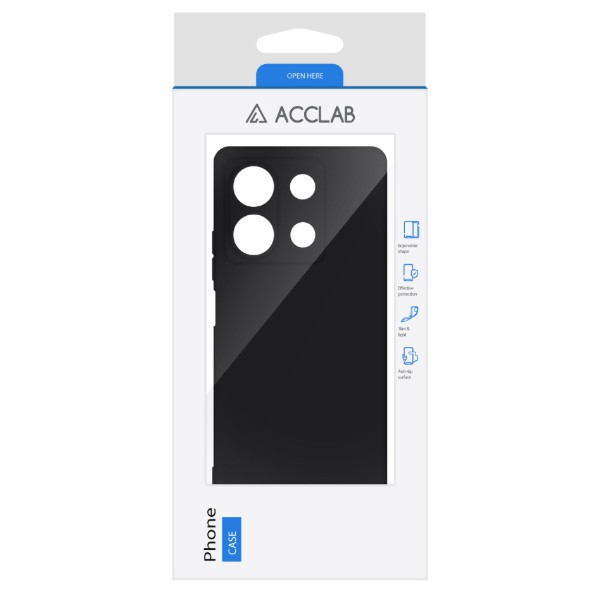 Фото - Чохол для смартфону ACCLAB Silicone Case for Xiaomi Redmi Note 13 5G Black (1283126602863)