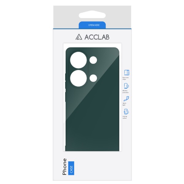 Фото - Чохол для смартфону ACCLAB Silicone Case for Xiaomi Redmi Note 13 Pro 4G Dark Green (1283126602894)