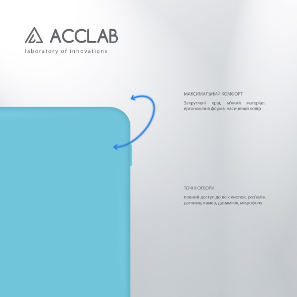Фото - Чохол для смартфону ACCLAB Silicone Case for Xiaomi Redmi Note 13 Pro 4G Blue (1283126602870)