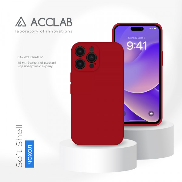 Фото - Чохол для смартфону ACCLAB SoftShell for Apple iPhone 14 Pro Max (1283126557125)
