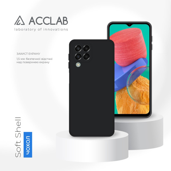 Фото - Чехол для смартфона ACCLAB SoftShell for Samsung Galaxy M33 5G Black (1283126557439)