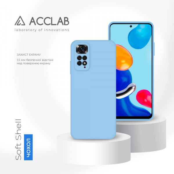Фото - Чохол для смартфону ACCLAB SoftShell for Xiaomi Redmi Note 11 (1283126557583)