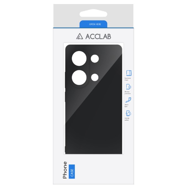 Фото - Чохол для смартфону ACCLAB SoftShell for Xiaomi Redmi Note 13 Pro 4G Black (1283126592171)