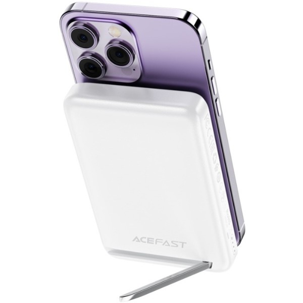 Фото - Батарея мобильная AceFast Magnetic Wireless 10000mAh 20W PD (6974316282617)
