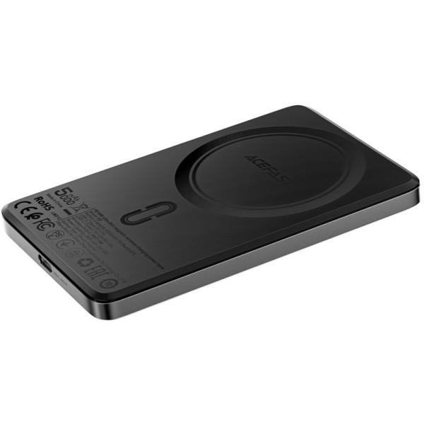 Фото - Батарея мобільна AceFast Magnetic Wireless 5000mAh 18W PD (6974316283386)