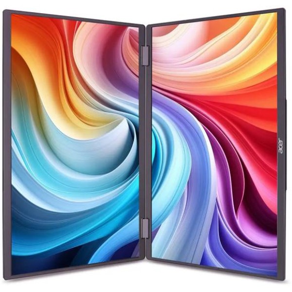 Фото - Монитор Acer Dual Portable PD163Qbmiuux Silver (UM.ZP3EE.008)