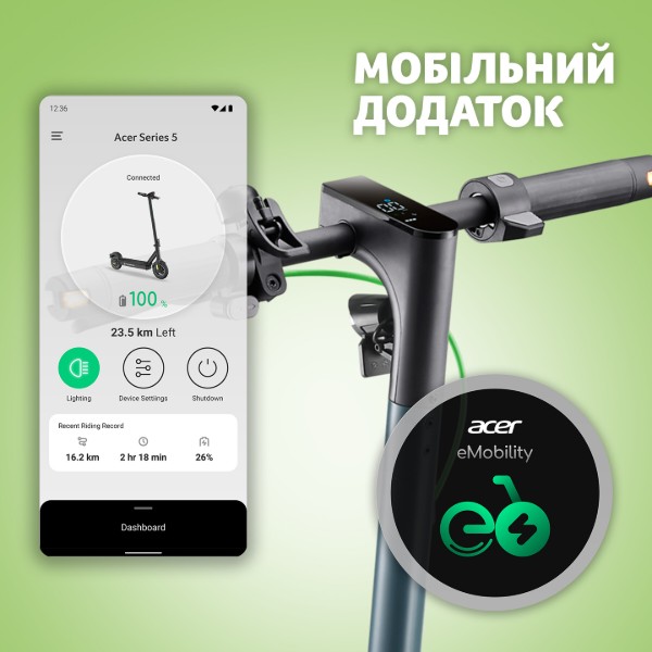 Фото - Электросамокат Acer ES Series 3 SELECT (AES033)