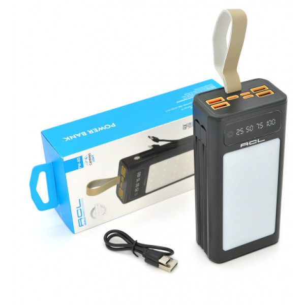 Фото - Батарея мобільна ACL PW-85 30000mAh, LIGHTER, Type-C + Lighting, Black